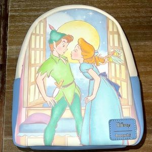 Loungefly Peter Pan mini backpack soft tag